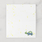 Tortue Tortue Menu Cartes de Place (Extérieur déplié)