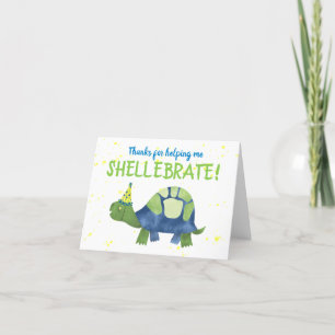Tortue Tortue Merci Note Cartes de papeterie