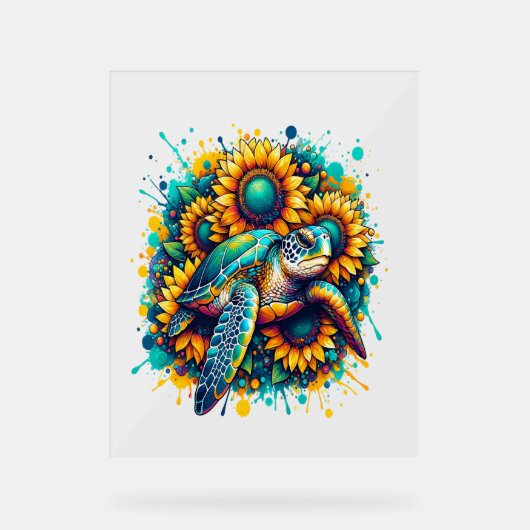 Tortue tournesol (Recto)