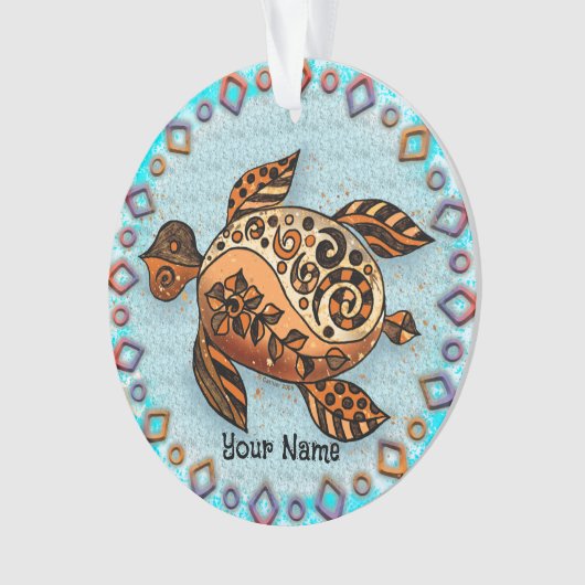 Tortue tribale (devant)