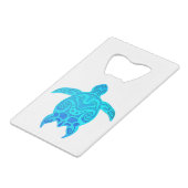 Tortue tribale bleue (Devant Angle)