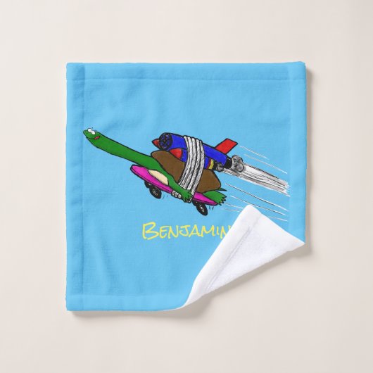 Tortue volante (Gant de toilette)