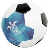 Tortues blanches en Aquarelle Bleue Océan Bleu Vot (3/4)