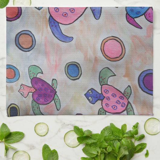 Tortues & Cercles Torchons Torchon (Plié)