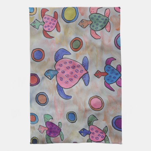 Tortues & Cercles Torchons Torchon (Vertical)