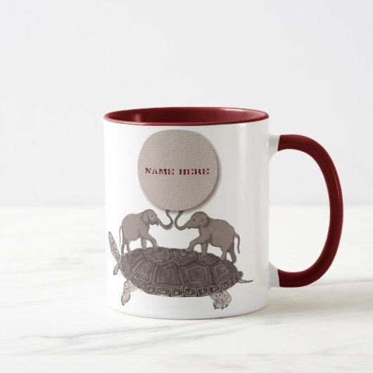 Tortues complètement en bas de tasse (Droite)