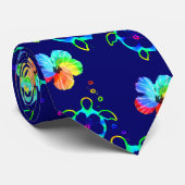 Tortues de Honu et ketmie teinte par cravate (Roulé)