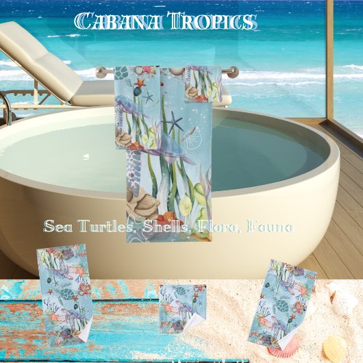 Tortues de mer, Coquillages, Flore & Faune