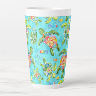 Tortues de mer Latte Mug