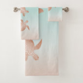 Tortues de plage rose Gold (En situation)