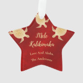 Tortues d'or | Mele Kalikimaka | Noël (dos)