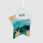 Tortues d'or | Mele Kalikimaka Noël hawaïen (devant)