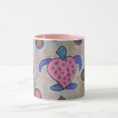 Tortues et cercles Mug (Centre)