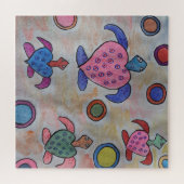 Tortues et cercles Puzzle (Horizontal)