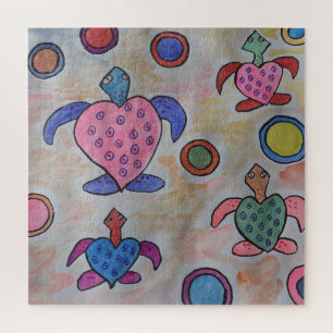 Tortues et cercles Puzzle