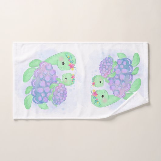 Tortues marines (Serviette à main)