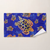 Tortues marines Batik Art Africain (Serviette à main)