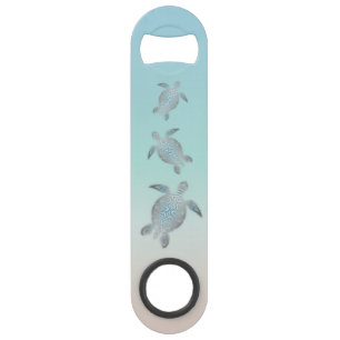 Tortues marines d'argent Turquoise Maritime Nautiq