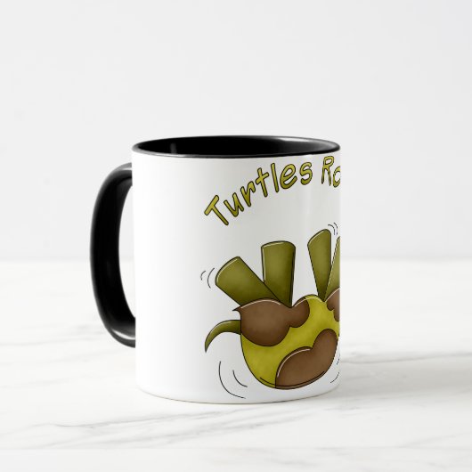 Tortues Rock Mug (Devant gauche)
