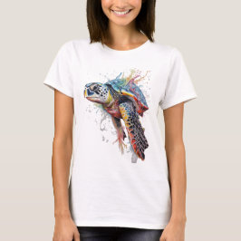 Tortuga marina multicolor t-shirt