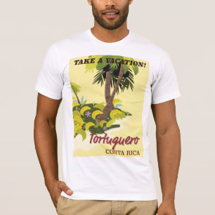 Tortuguero, Costa Rica poster met vintage T-shirt