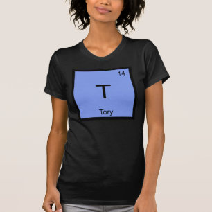 Tory Naam Chemie Element Periodiek Systeem T-shirt