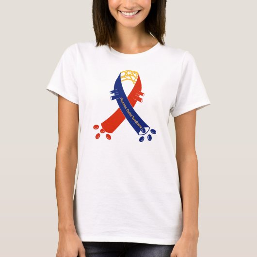 TOS Support Ribbon Bella T-shirt (Voorkant)