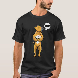 Tosa Inu Hond Japanse Mastiff Eigenwijs Nee T-shirt
