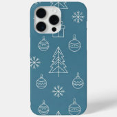 Tosca Christmas texture with festive elements Case-Mate iPhone Case (Achterkant)
