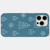Tosca Christmas texture with festive elements Case-Mate iPhone Case (Achterkant (horizontaal))