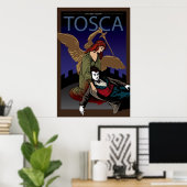Tosca, Opera Poster (Thuiskantoor)