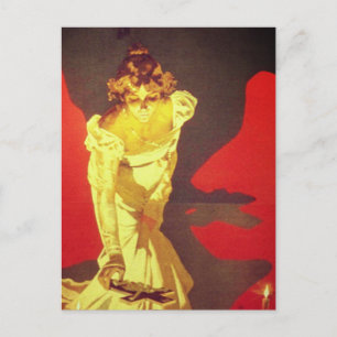 Tosca origineel poster - detail (Giacomo Puccini) Briefkaart