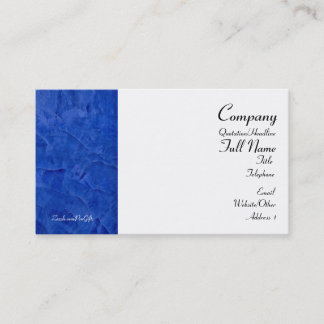 Toscaans Blauw Ingepakte Visitekaartjes