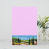 TOSCAANS LANDSCHAP 5 BRIEFPAPIER (Staand voorkant)