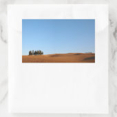 Toscaans landschap met bomen in panorama sticker (Tas)