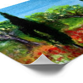 TOSCAANS LANDSCHAP POSTER (Hoek)
