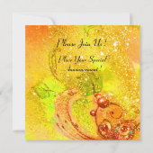 TOSCAANS LANDSCHAP, rood groen geel goud glinstert Kaart (Achterkant)