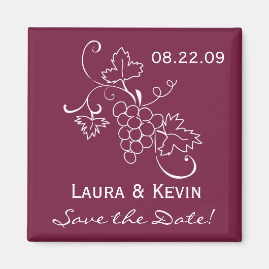 Toscaanse bruiloft Save the Date Magneet (Voorkant)