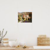 Toscaanse herfst roos. Toscane. Poster (Keuken)