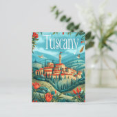 Toscaanse kunst briefkaart (Staand voorkant)