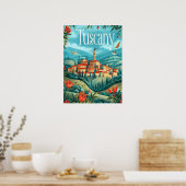 Toscaanse kunst poster (Keuken)