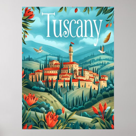 Toscaanse kunst poster (Voorkant)