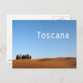 Toscaanse landschap met cypressen en briefkaart va (Voorkant / Achterkant)