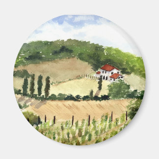 Toscaanse landschapsmagneet magneet