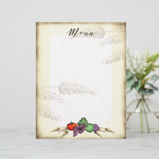 Toscaanse oogstvoedingsmiddelen verouderd tarwemen (Staand voorkant)