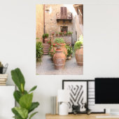Toscaanse steeg poster (Thuiskantoor)