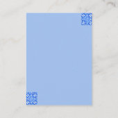 Toscaanse Tegel Waterverf met Lemon RSVP Informatiekaartje (Achterkant)