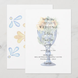 Toscaanse uitnodiging voor een mediterraan huwelij