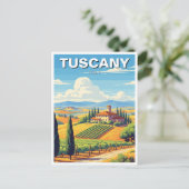  Toscaanse villa Briefkaart (Staand voorkant)