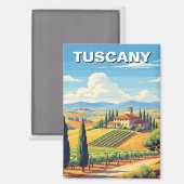 Toscaanse villa Magneet (Voorkant / Achterkant)